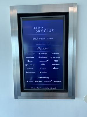 Menu photo 1 Delta Sky Club Jacksonville, FL Menu photo 1 Delta Sky Club Jacksonville, FL