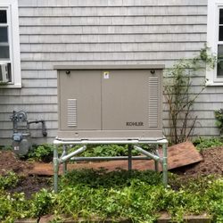 Premier Generator - Specialty riser stand for generator in a flood-zone