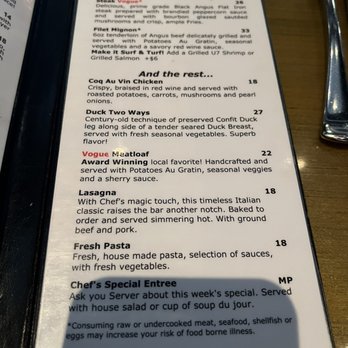Vogue Bistro - French Near Me - Surprise, Arizona