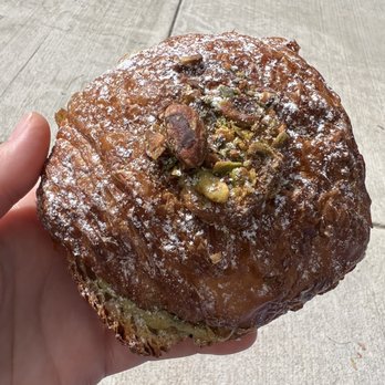 Pluma By Bluebird Bakery - Chocolate Pistachio Croissant - Bakeries Near Me - Washington, DC, District of Columbia