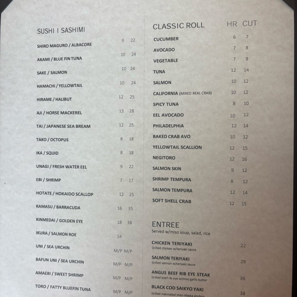Akami Sushi - menu - Sushi Bars Near Me - Arcadia, California Akami Sushi - menu - Sushi Bars Near Me - Arcadia, California