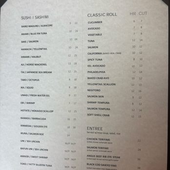 Akami Sushi - menu - Sushi Bars Near Me - Arcadia, California