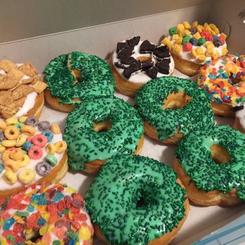 Rainbow Donuts - St. Patrick's Day donuts with some other deliciousness! - Donuts Near Me - Norwalk, California Rainbow Donuts - St. Patrick's Day donuts with some other deliciousness! - Donuts Near Me - Norwalk, California