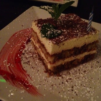 Trattoria Amici - Birthday tiramisu - Italian Near Me - Glendale, California