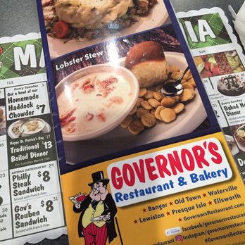 Governor's Restaurant & Bakery - Menu - Bakeries Near Me - Lewiston, Maine Governor's Restaurant & Bakery - Menu - Bakeries Near Me - Lewiston, Maine