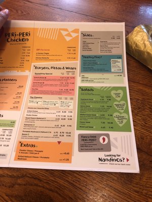 Menu photo 5 Nando's London, XGL Menu photo 5 Nando's London, XGL