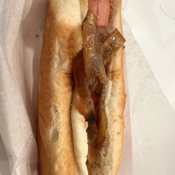 Roger's Coney Island Hot Dogs - Hot Dog with cooked onions
