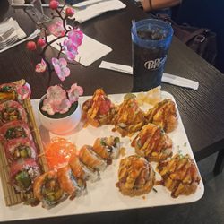 Mouthwatering is'nt it. And the plate presentations are amazing that boy puts his whole emotion into the plate you see it in his eyes.
