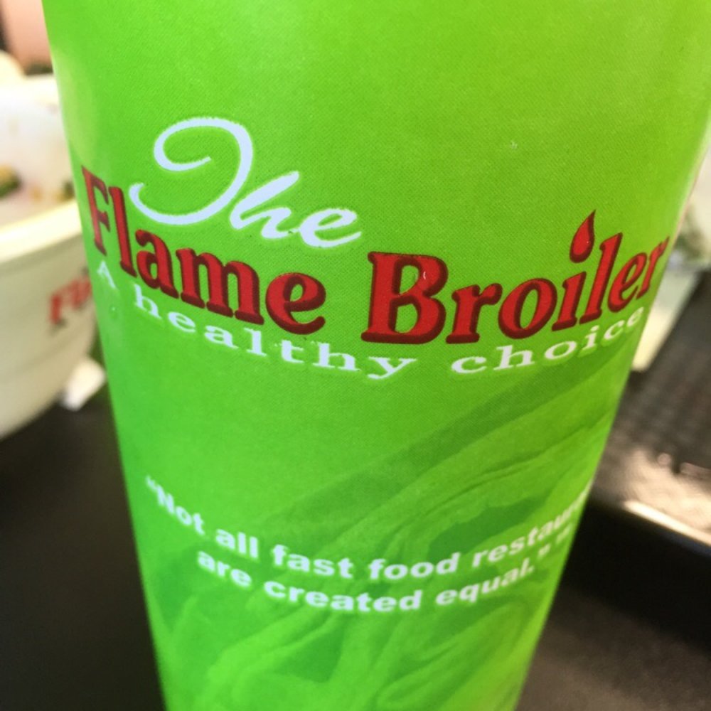 Flame Broiler - Cant go wrong with the sweet green tea!! - Korean Near Me - Long Beach, California