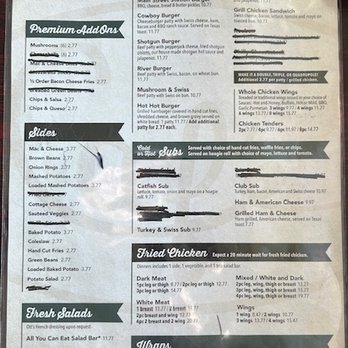 The Cafe - the menu of the restaurant - American Near Me - Fairland, Oklahoma