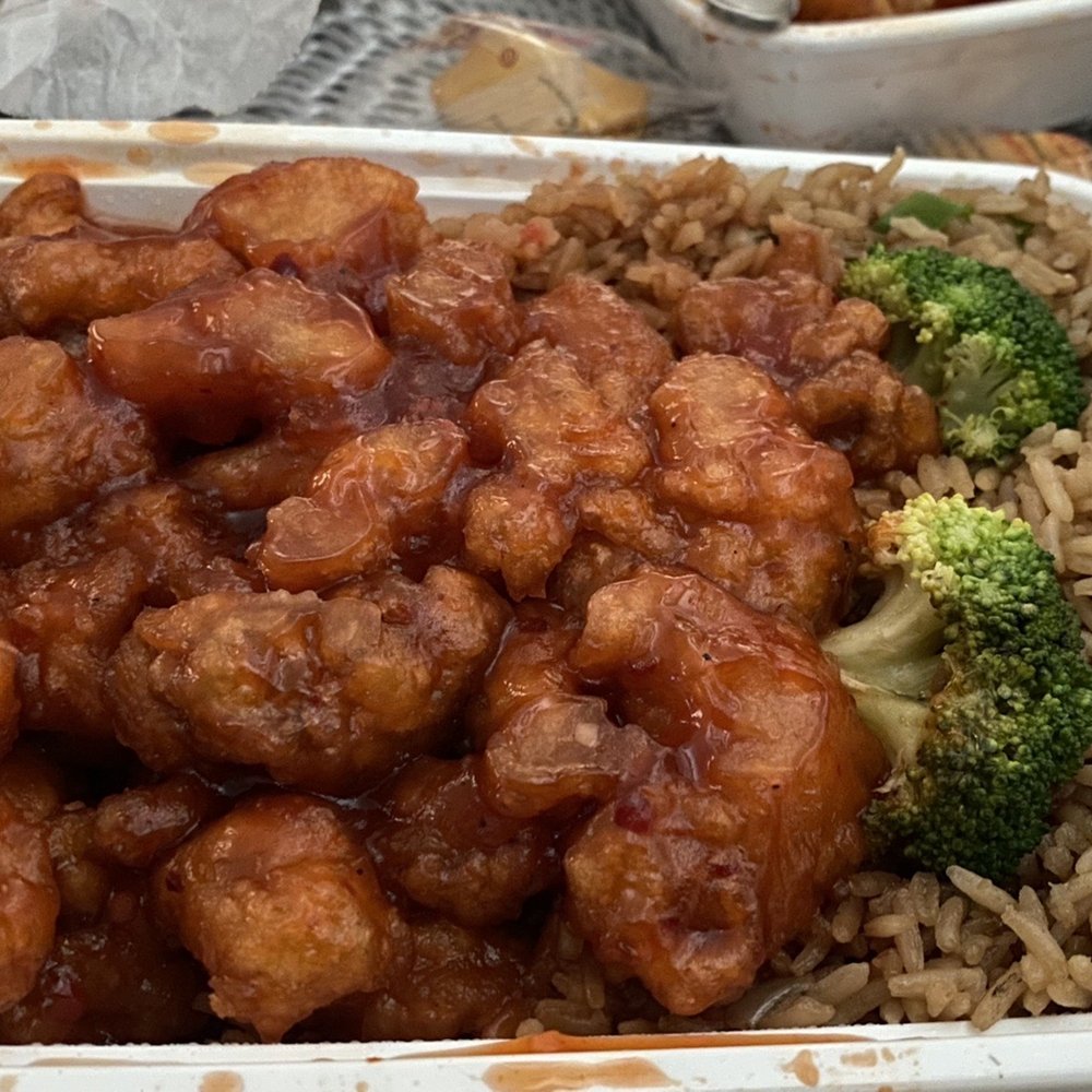 General Tso dinner plate General Tso dinner plate
