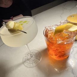 Neapolitan martini and Negroni Caledonia Neapolitan martini and Negroni Caledonia