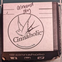This is the to go containers for cinnamon rolls.  Photo taken January 3, 2023.