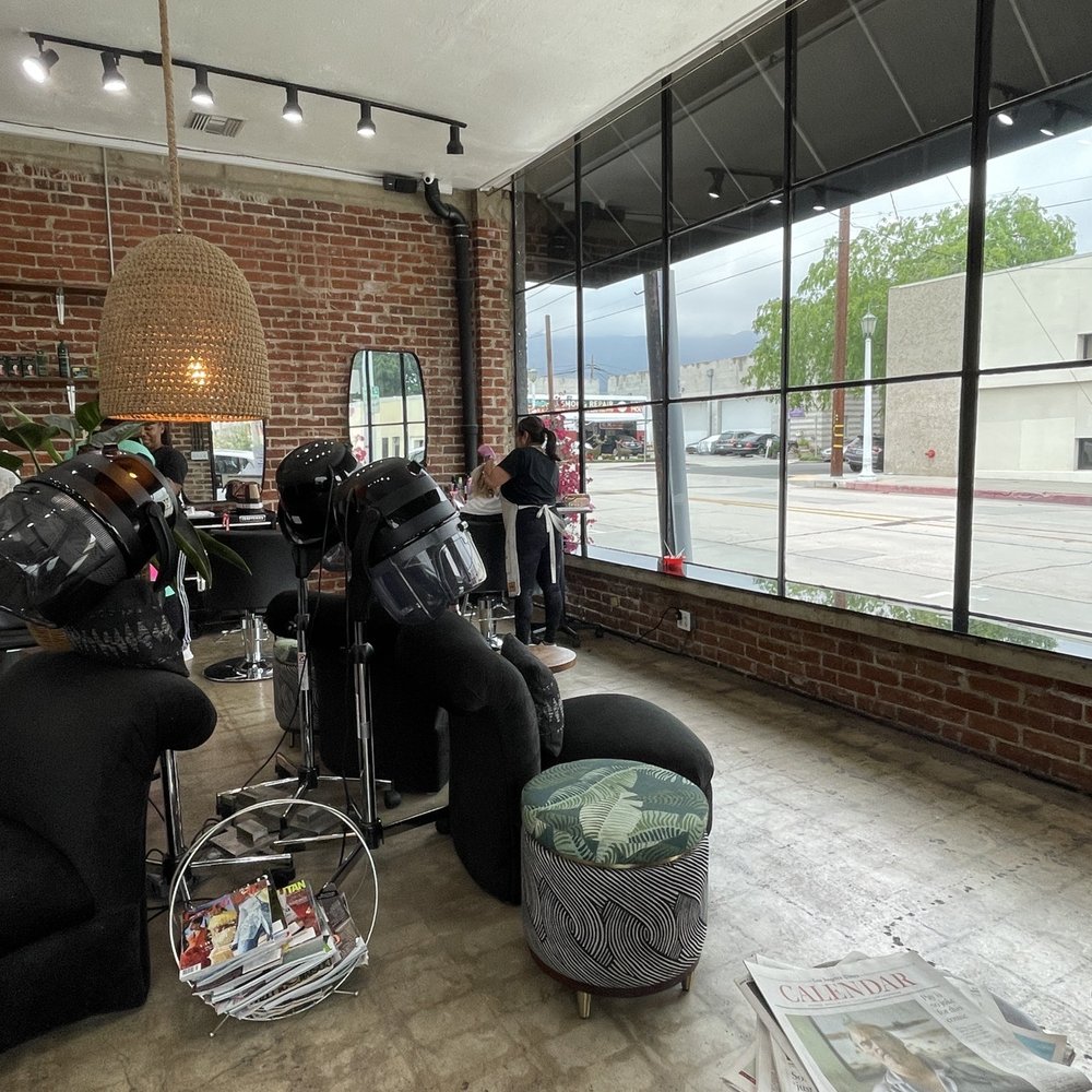 33 North Salon - Bright open salon with lots of space and light, views of the hills over Altadena/Hastings Ranch. - Hair Salons Near Me - Pasadena, California