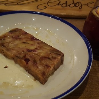 The Workshop Eatery - Pudding cake with white  chocolate sauce so good - Canadian (New) Near Me - Edmonton, Alberta