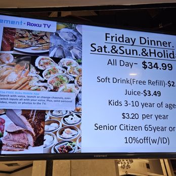 FuJi Buffet & Grill - Menu - Buffets Near Me - Glendale, California