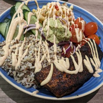 Mezcal Tequila Kitchen - Salmon bowl - Mexican Near Me - Worcester, Massachusetts
