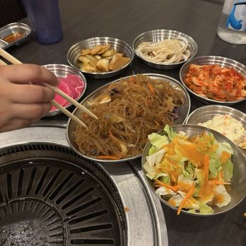 Jongro BBQ - The Glass Noodles with Vegetables (aka japchae) - Korean Near Me - New York, New York