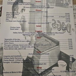2024 Dinner Menu