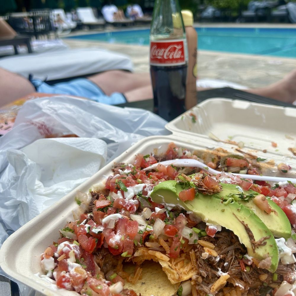 Nachos- Birria and I added rice Nachos- Birria and I added rice