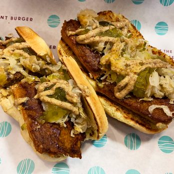 PLNT Burger - The Classic, Sauerkraut Hot Dog (3/5 NOMs) - Vegan Near Me - Silver Spring, Maryland PLNT Burger - The Classic, Sauerkraut Hot Dog (3/5 NOMs) - Vegan Near Me - Silver Spring, Maryland