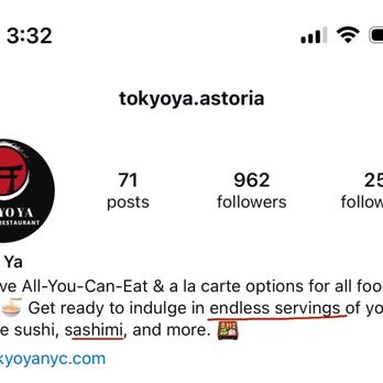 Tokyo Ya - NOT endless servings of sashimi - Sushi Bars Near Me - Astoria, New York Tokyo Ya - NOT endless servings of sashimi - Sushi Bars Near Me - Astoria, New York