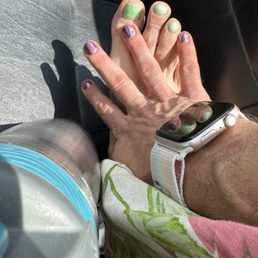 Pedicure manicure done perfectly. Pedicure manicure done perfectly.