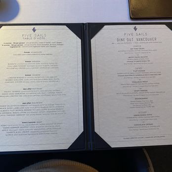 Five Sails Restaurant - French Near Me - Vancouver, British Columbia