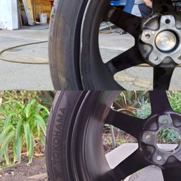 Before and after repair Before and after repair