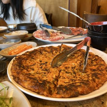 Shin Chon - Kimchi pancake - Korean Near Me - Ellicott City, Maryland