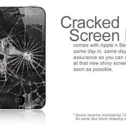 AnB Repair - Crack Screen Fix, comes with applenberry same day in, same day out assurance so you can marvel at that shiny screen.