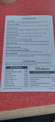 Menu photo 4 Joe's Cafe Marrero, LA Menu photo 4 Joe's Cafe Marrero, LA