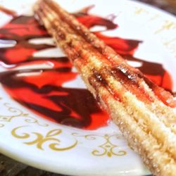 Hershey chocolate and strawberry syrup