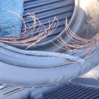 Marc Yount's Tire Pros - Tire shredded from improper dismounting - Tires Near Me - Evans, Georgia Marc Yount's Tire Pros - Tire shredded from improper dismounting - Tires Near Me - Evans, Georgia