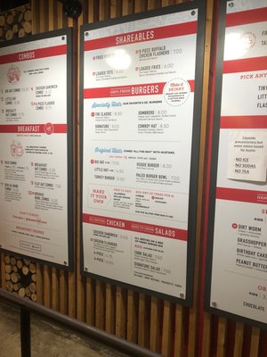 Menu photo 4 Hat Creek Burger Company Austin, TX