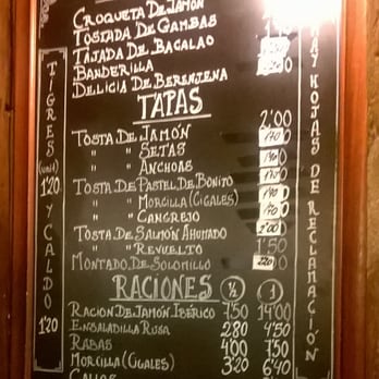 Bar El Corcho - Especialidades - Spanish Near Me - Valladolid, Virginia Bar El Corcho - Especialidades - Spanish Near Me - Valladolid, Virginia