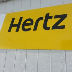 Hertz Rent A Car - Their sign