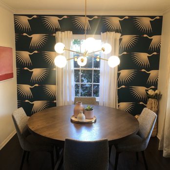 Detail Wallpaper Installation - Wallpapering Near Me