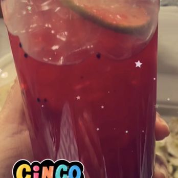Margarita's Restaurant & Lounge - Pitaya Margarita on the rocks. - Mexican Near Me - Yonkers, New York