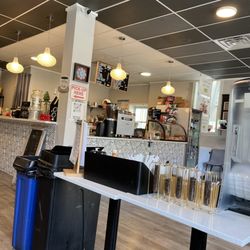Sumatra Café - The barista counter.