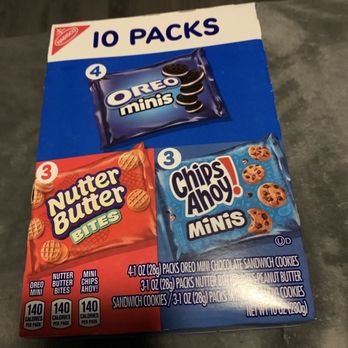 Walmart Supercenter - NABISCO 10 Packs. Oreo Minis Cookies, Chips Ahoy Minis Cookies and Nutter Butter Bites - Department Stores Near Me - San Diego, California Walmart Supercenter - NABISCO 10 Packs. Oreo Minis Cookies, Chips Ahoy Minis Cookies and Nutter Butter Bites - Department Stores Near Me - San Diego, California