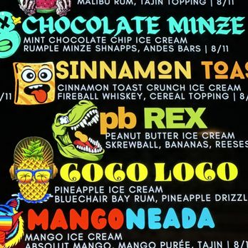 Boozy Ice Cream Barlor - the menu - Desserts Near Me - El Paso, Texas Boozy Ice Cream Barlor - the menu - Desserts Near Me - El Paso, Texas