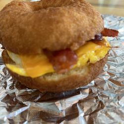Wake & Shake - Bacon-egg- cheese sandwich!