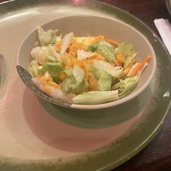 Kimura Steakhouse - Salad with ginger dressing - Japanese Near Me - Boynton Beach, Florida Kimura Steakhouse - Salad with ginger dressing - Japanese Near Me - Boynton Beach, Florida