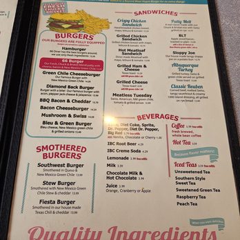 66 Diner - Menu - Diners Near Me - Albuquerque, New Mexico