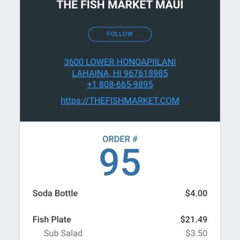 The Fish Market Maui - Seafood Near Me - Lahaina, Hawaii The Fish Market Maui - Seafood Near Me - Lahaina, Hawaii