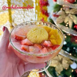 Strawberry Mango Juice Sago