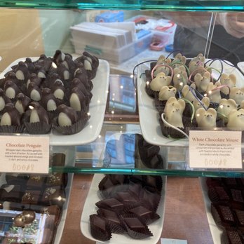 L.A. Burdick Handmade Chocolates - White chocolate mouse - Desserts Near Me - Chicago, Illinois