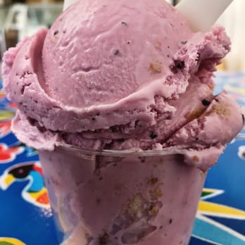 Sweet Action - Blueberry Waffle. Looks good, tastes decent. Service - Ice Cream & Frozen Yogurt Near Me - Denver, Colorado Sweet Action - Blueberry Waffle. Looks good, tastes decent. Service - Ice Cream & Frozen Yogurt Near Me - Denver, Colorado