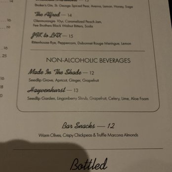 BLVD Steakhouse - Mocktails! - New American Near Me - Chicago, Illinois